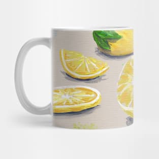 Lemon Slices - Painting Mug